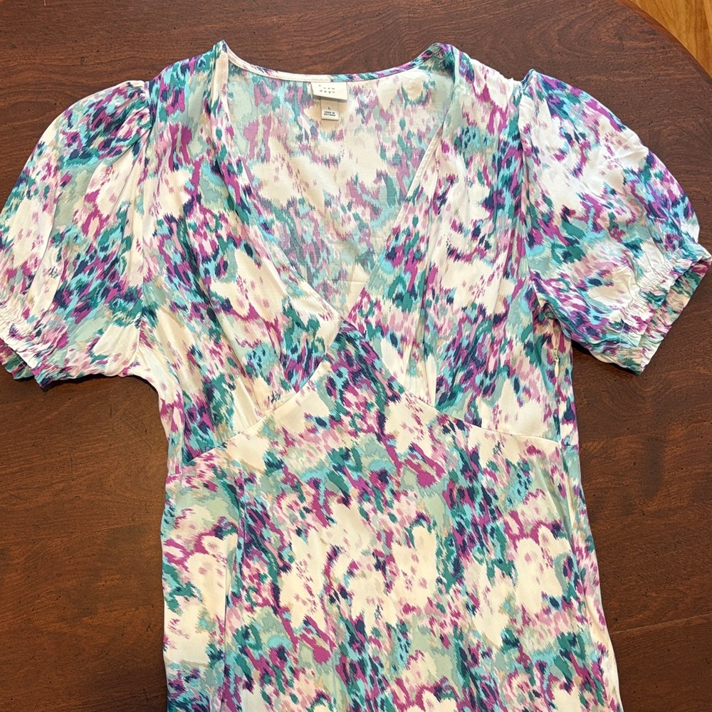 A New Day puff sleeve dress